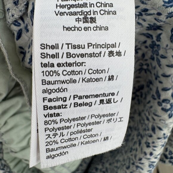 Madewell Madewell Smocked Pull-On Shorts in Florentine Floral woman’s size XXL b - Picture 9 of 12